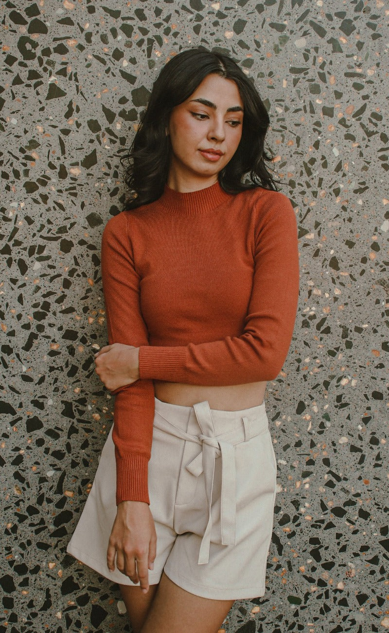 Love Me Top Amber Brown